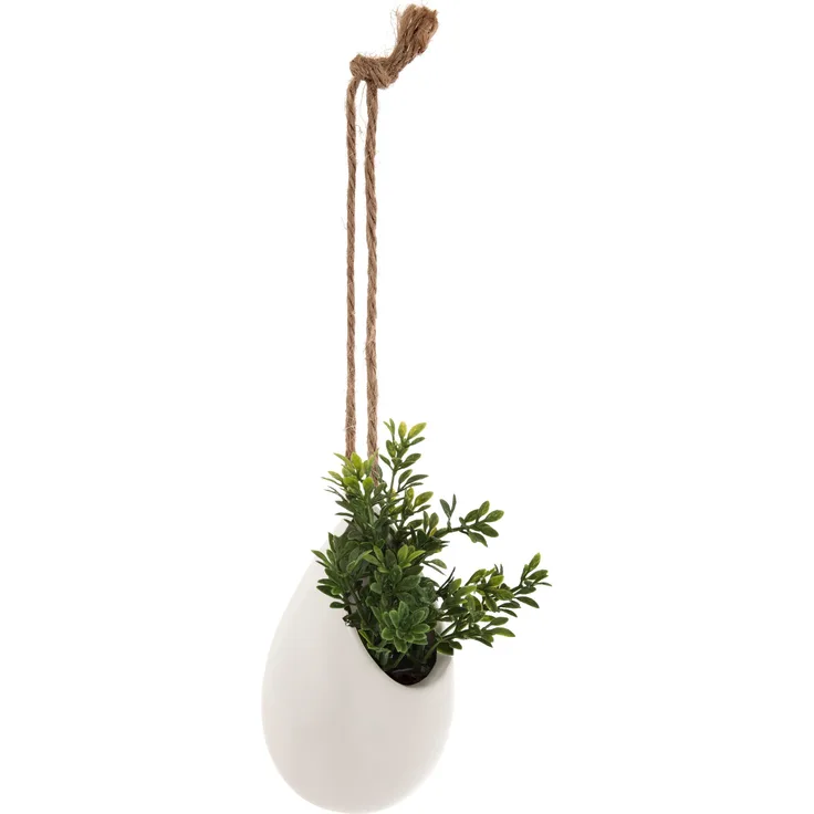 Kunstpflanze im Dekotopf, hängend an einer Schnur, 13 cm Motiv 3