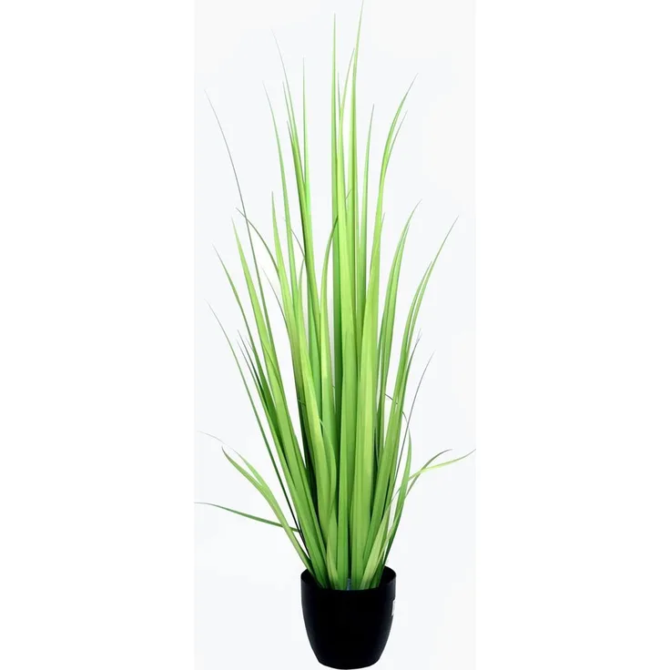 Kunstgras im Topf 153cm grün Dekopflanze Dekogras Ziergras Gräser Gras