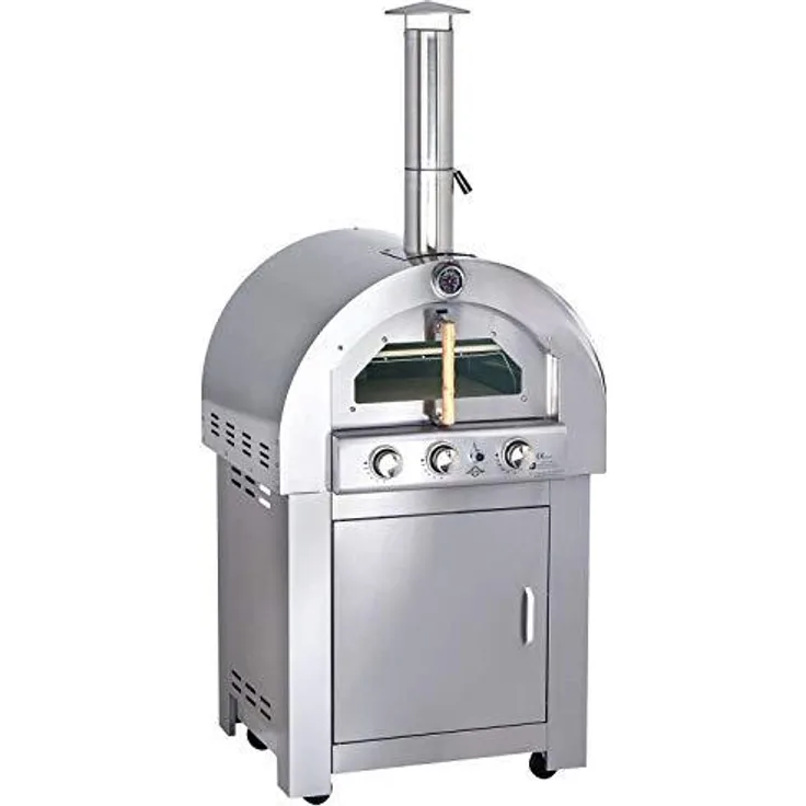 Allgrill Gas Pizzaofen mit AIR-System und Zubehör