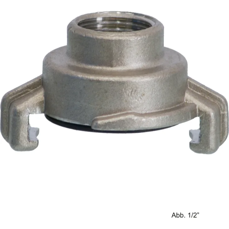 Edelstahl 316 Schnellkupplung mit Innengewinde 1, Knaggenabstand 40 mm