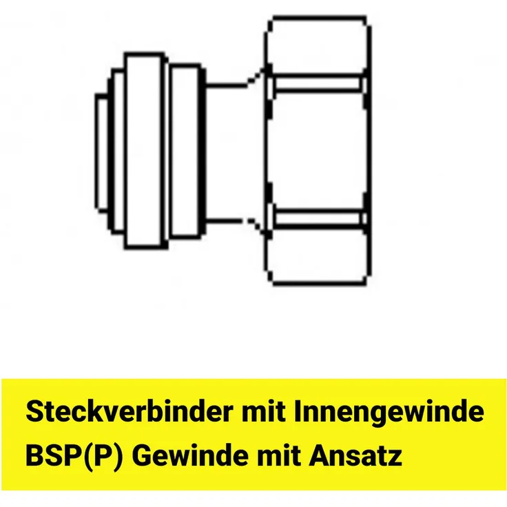 Adapter 5/8 für 3/8 Schläuche Aufschraub Verbinder