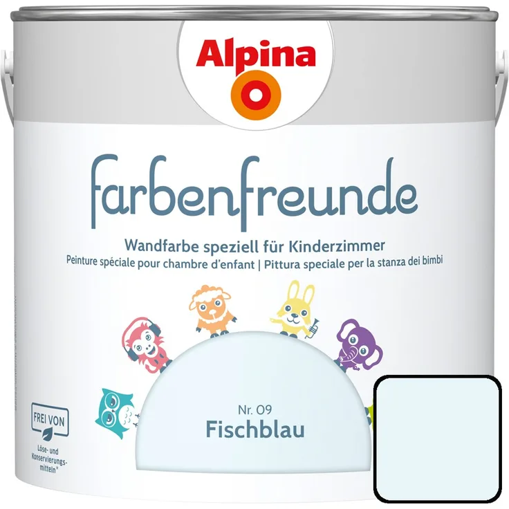 Alpina Farbenfreunde Nr. 09 fischblau 2,5L matt