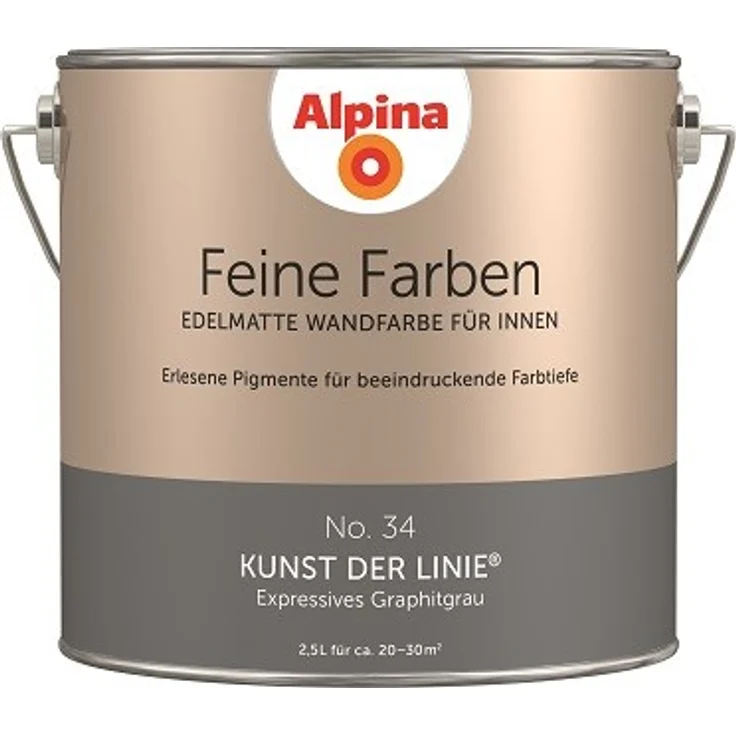 Alpina Feine Farben No. 34 Kunst der Linie 2,5L – Bild 1