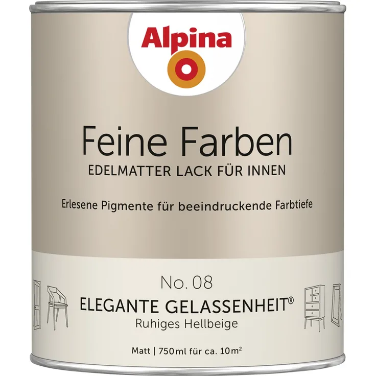 Alpina Feine Farben Lack No. 08 Elegante