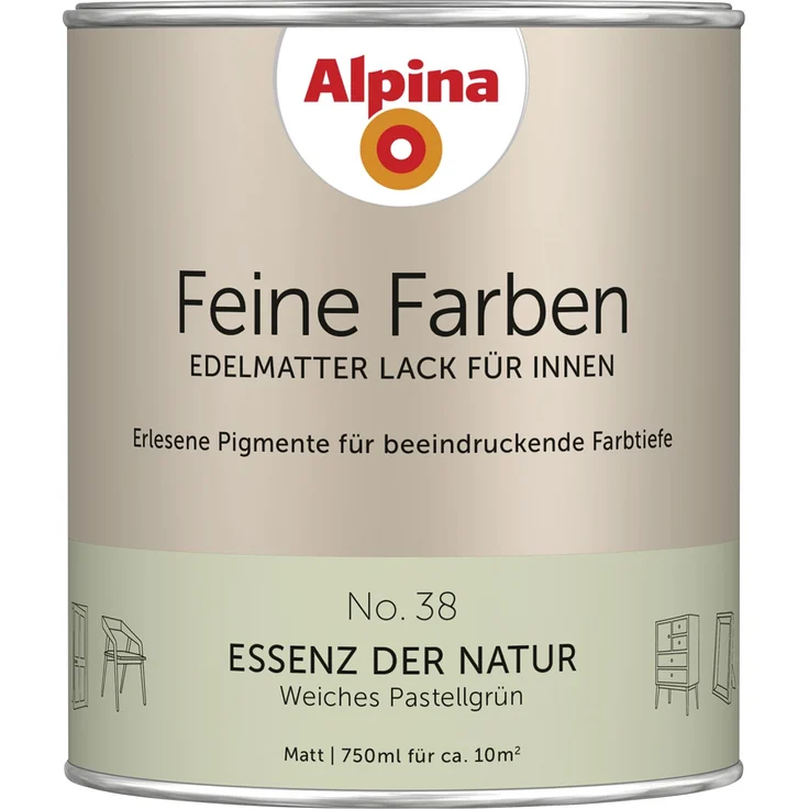 Alpina Feine Farben Lack No. 38 Essenz der Natur – Bild 1