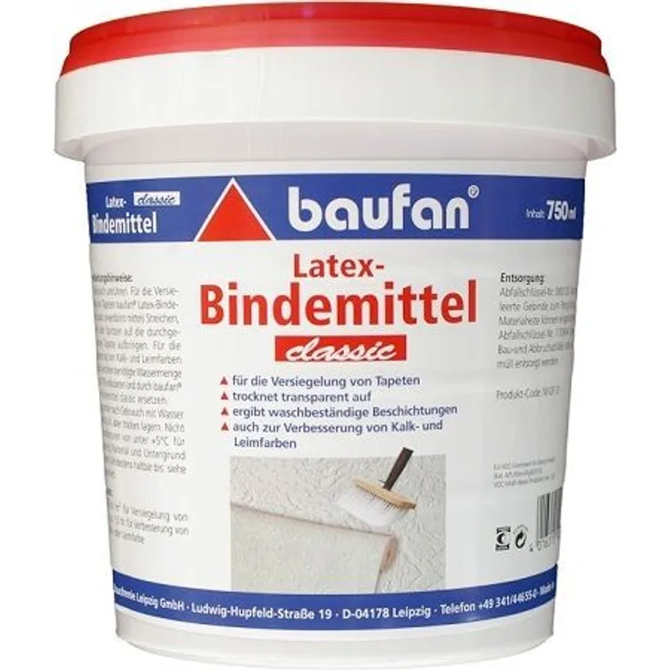 baufan Latex-Bindemittel classic 750ml