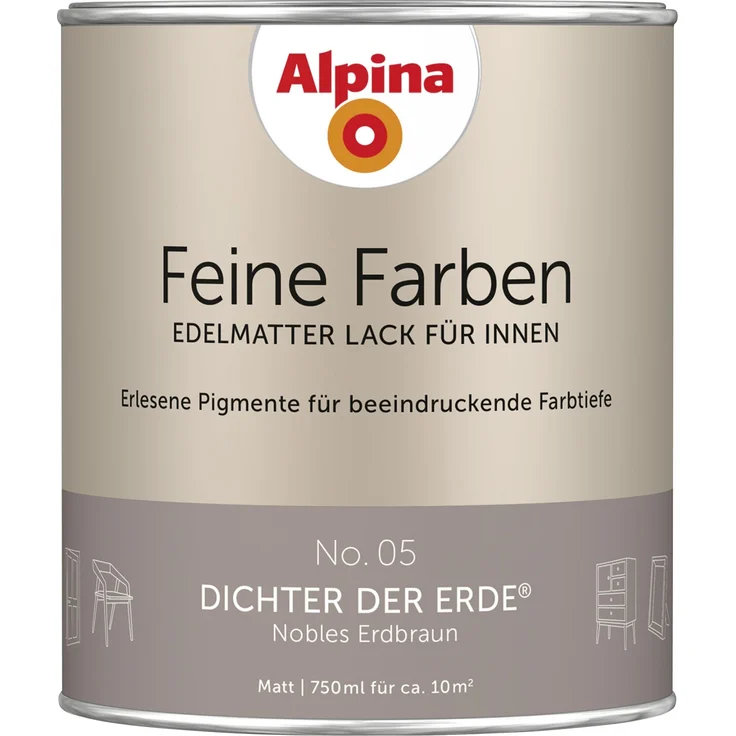 Alpina Feine Farben Lack No. 05 Dichter der Erde – Bild 1