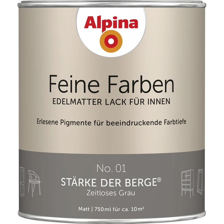 Alpina Feine Farben Lack No. 01 Stärke der Berge – Bild 1