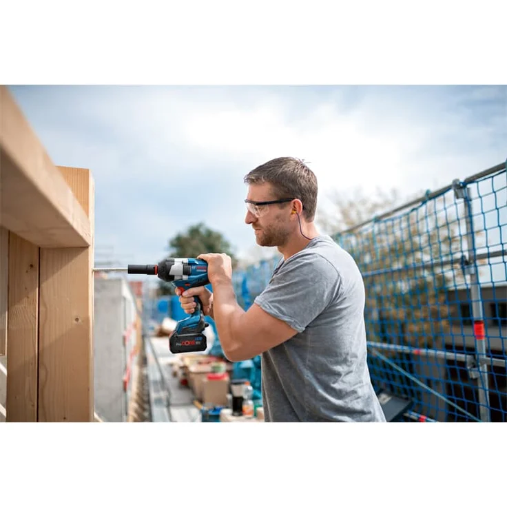 Bosch Professional GDS 18V-1050 HC Akku-Drehschlagschrauber BITURBO Anziehmoment 1050 Nm Losbrechmoment 1700 Nm 2x Akku PC 8.0Ah + GCY42 L-Boxx – Bild 9