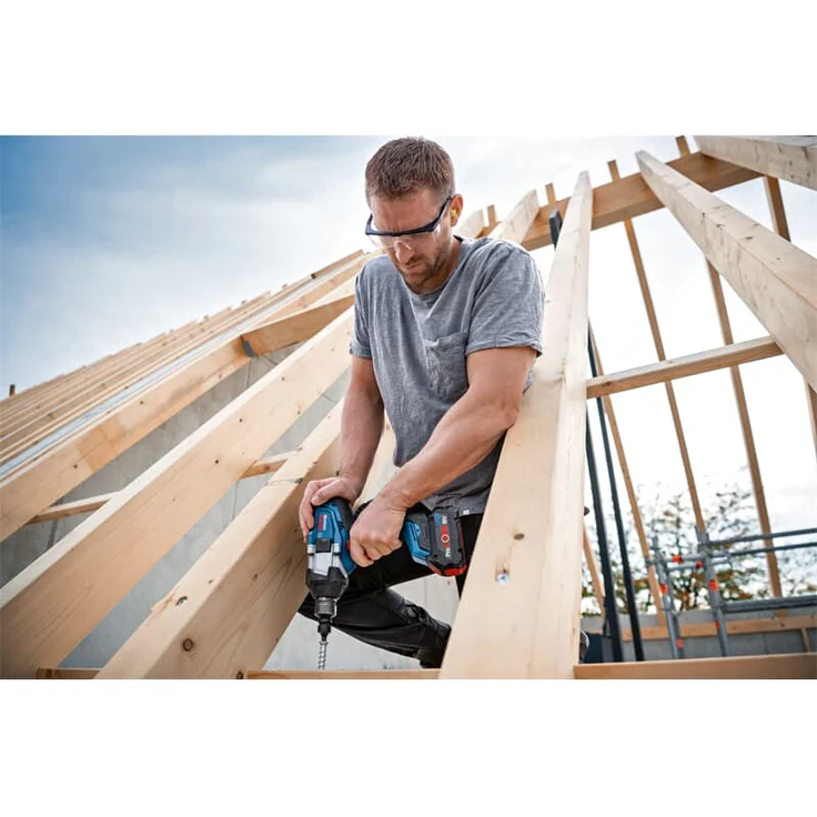 Bosch Professional GDS 18V-1000 C Akku-Drehschlagschrauber BITURBO Anziehmoment 1000 Nm Losbrechmoment 1600 Nm ohne Akku & Lader, inkl. GCY 42 & L-BOXX 136 – Bild 7