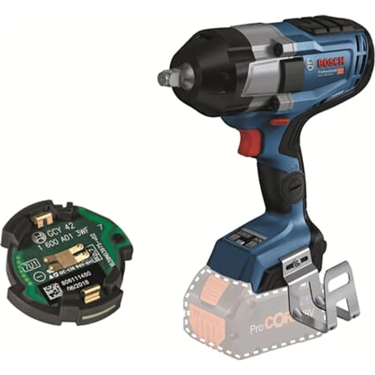 Bosch Professional GDS 18V-1000 C Akku-Drehschlagschrauber BITURBO Anziehmoment 1000 Nm Losbrechmoment 1600 Nm ohne Akku & Lader, inkl. GCY 42 & L-BOXX 136 – Bild 2