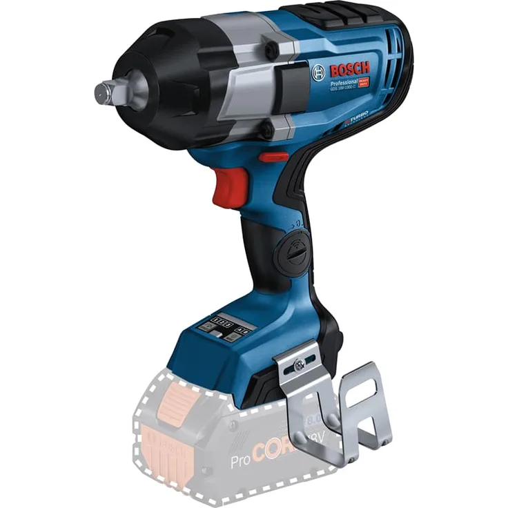 Bosch Professional GDS 18V-1000 C Akku-Drehschlagschrauber BITURBO Anziehmoment 1000 Nm Losbrechmoment 1600 Nm ohne Akku ohne Ladegerät