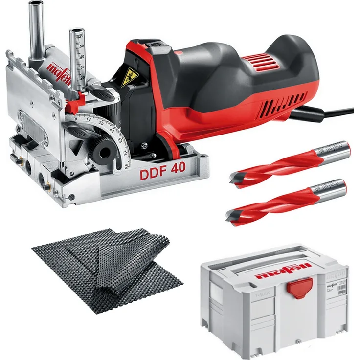 Mafell Duo-Dübler DDF 40 MidiMAX im T-MAX 230V Bohrtiefe bis 40mm bohren 918601