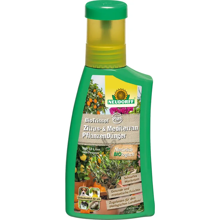 NEUDORFF BioTrissol® Plus Zitrus- & MediterranpflanzenDünger, flüssig, 250 ml