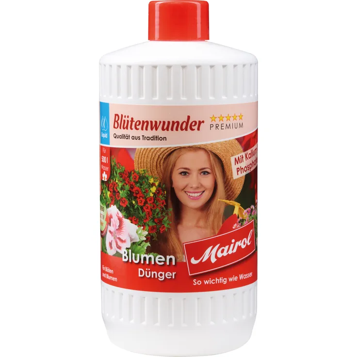 MAIROL Blumen-Dünger Liquid, 1 Liter, Blütenwunder