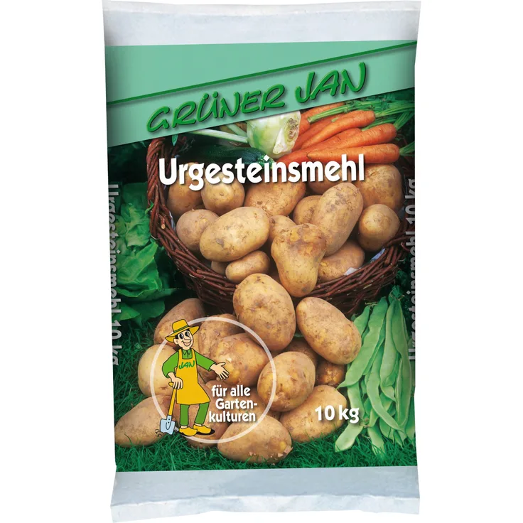 Grüner Jan Urgesteinsmehl 10kg Natursteinmehl Nährstoffe