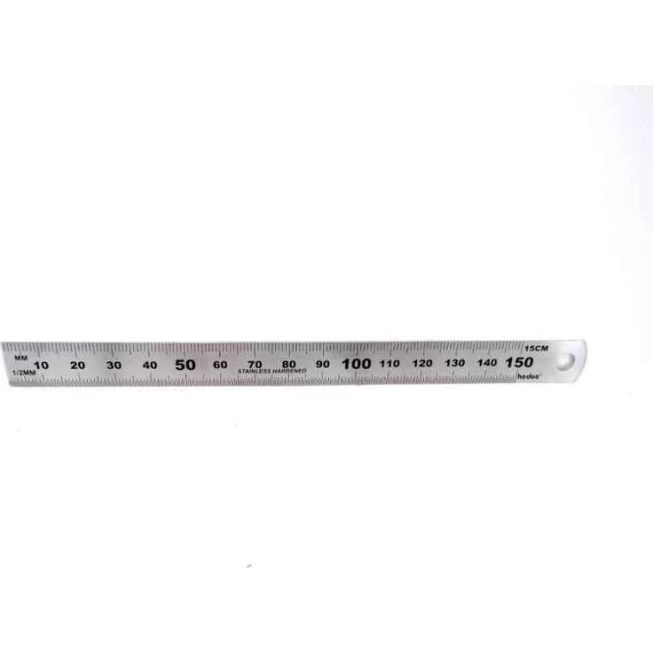 Stahlmaßstab rostfrei (Länge: 20cm) – Bild 1