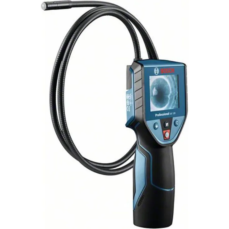 Bosch Professional Inspektionskamera GIC 120 2,7'' blau/schwarz inkl. Batterien 120 cm