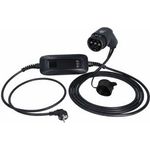 KS Tools efuturo mobile Ladestation mit Typ 2 Ladekabel, 1 Phase, bis zu 3, 7 kW, 6, 8, 10, 15 oder 16 A, 230 V, Mode 2, LCD Display, Schuko-Stecker