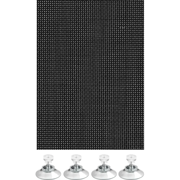 Gardinia Flexibler Sonnenschutz schwarz, zuschneidbar, lichtdurchlässig, 100x200 cm - Gardinia – Bild 1