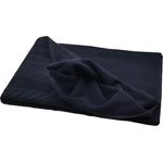 Wedeltuch für Sauna | Frottee in schwarz 90x65 cm