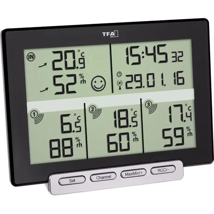 Thermo-Hygrometer Multi-Sens TFA 30.3057.01 Raumklimakontrolle