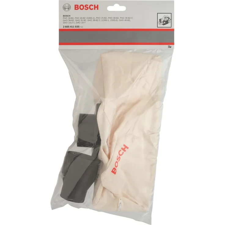 Bosch Professional Staubbeutel zu Handhobel Gewebe Adapter Typ 2 (oval) - Preisvergleich
