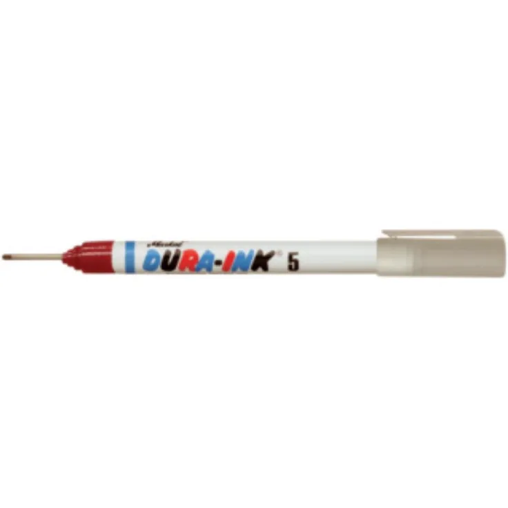 MARKAL Dura-Ink 5 Tieflochmarker, Farbe rot