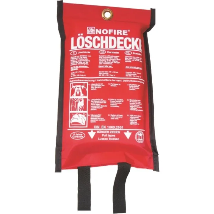 Nofire Löschdecke 120 cm x 180 cm im Polybag