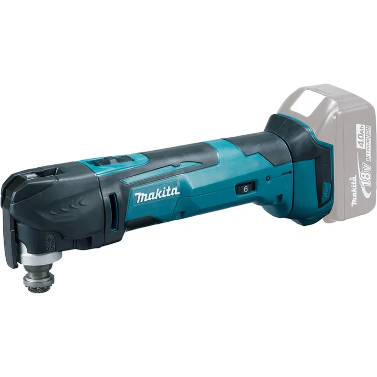 Makita 18V Akku-Multifunktionswerkzeug DTM51ZJX2 ohne Akku ohne Ladegerät inklusive 40-tlg. Zubehör-Set – Bild 1