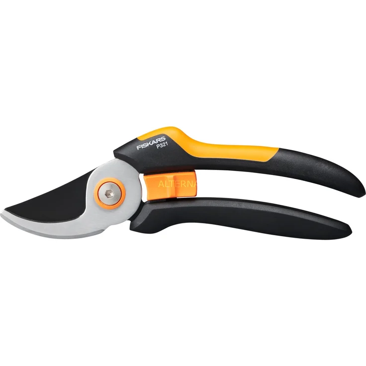 Fiskars Solid M Bypass-Gartenschere P321, orange schwarz – Bild 1