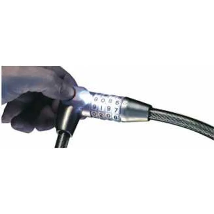 BURG-WÄCHTER AV-Stahlkabelschloss, 650 mm 230 65 L, schwarz