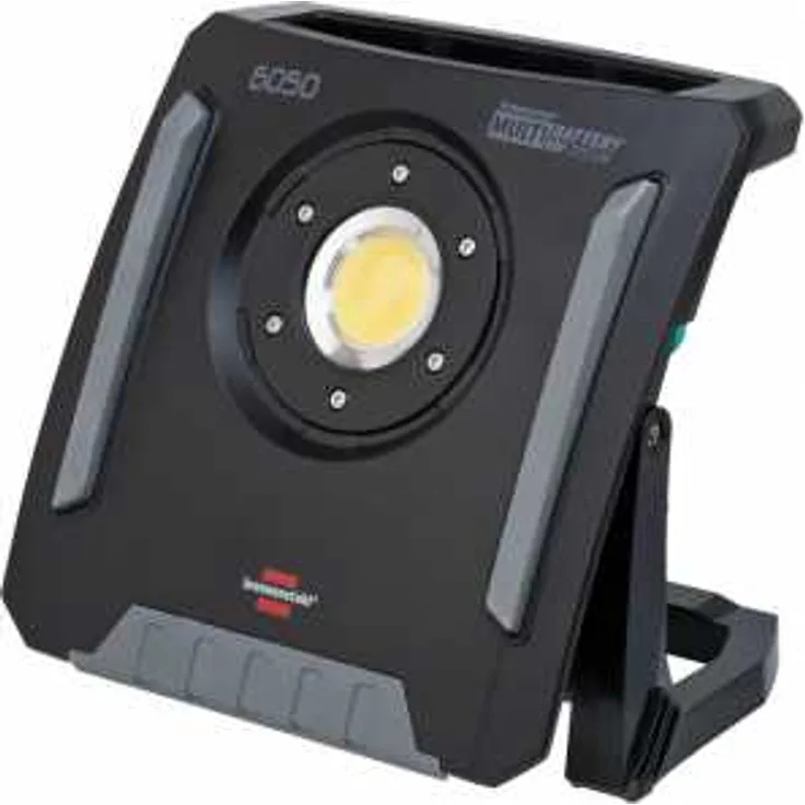 Brennenstuhl Multi Battery LED Hybrid Strahler 6050 MH / LED Baustrahler 60W kompatibel mit 18V Akkus 5 verschiedener Hersteller