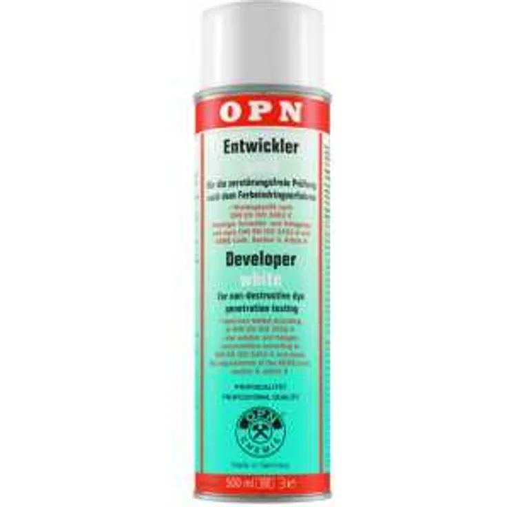 ELMAG Eindring-Rissprüfsystem, Entwickler weiss, 500 ml Dose, 937003