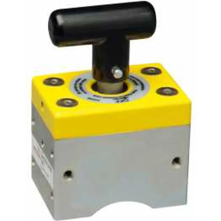 ELMAG MAGSWITCH Magnet-Anschlagblock MS 600 lxbxh 76x52x110 mm, Haltekraft 268 kg, 'ON/OFF schaltbar'