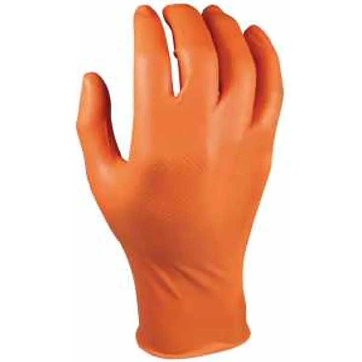 Einweghandschuh Grippaz NBR Gr. 2XL orange