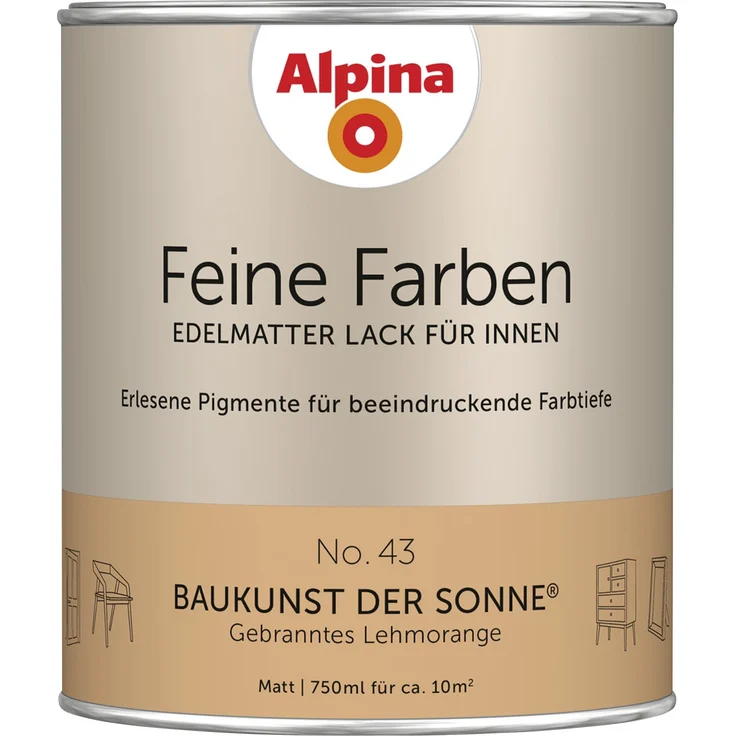 Alpina Feine Farben Lack No. 43 Baukunst der Sonne – Bild 1
