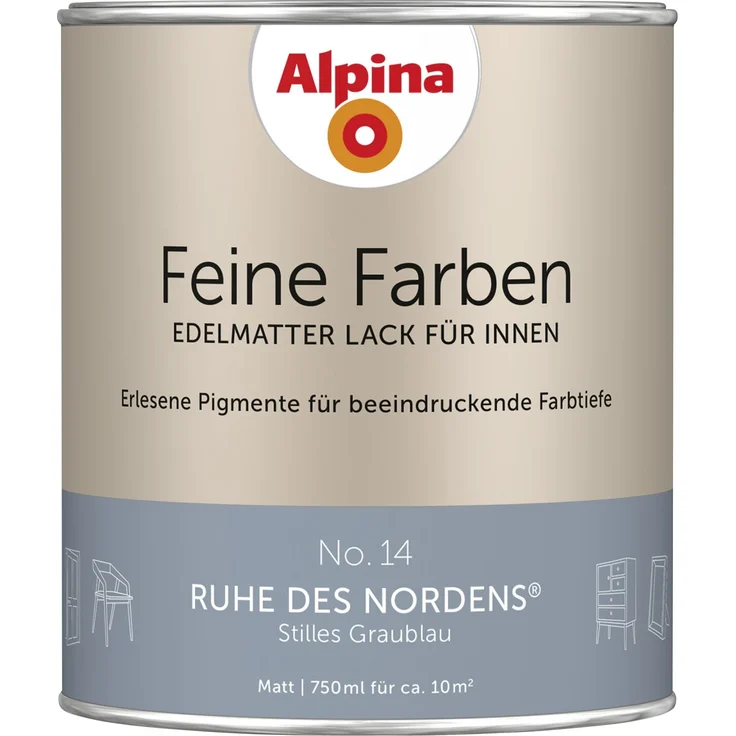 Alpina Feine Farben Lack No. 14 Ruhe des Nordens – Bild 1