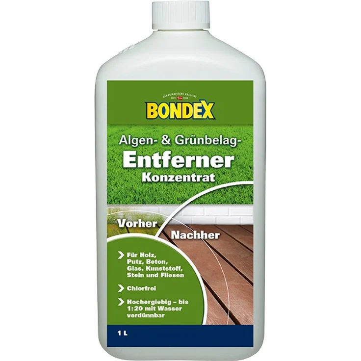 Bondex Algen und Moos Entferner 1L farblos