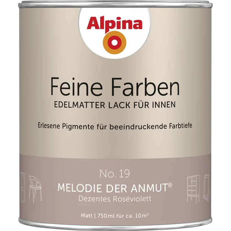 Alpina Feine Farben Lack No. 19 Melodie der Anmut – Bild 1