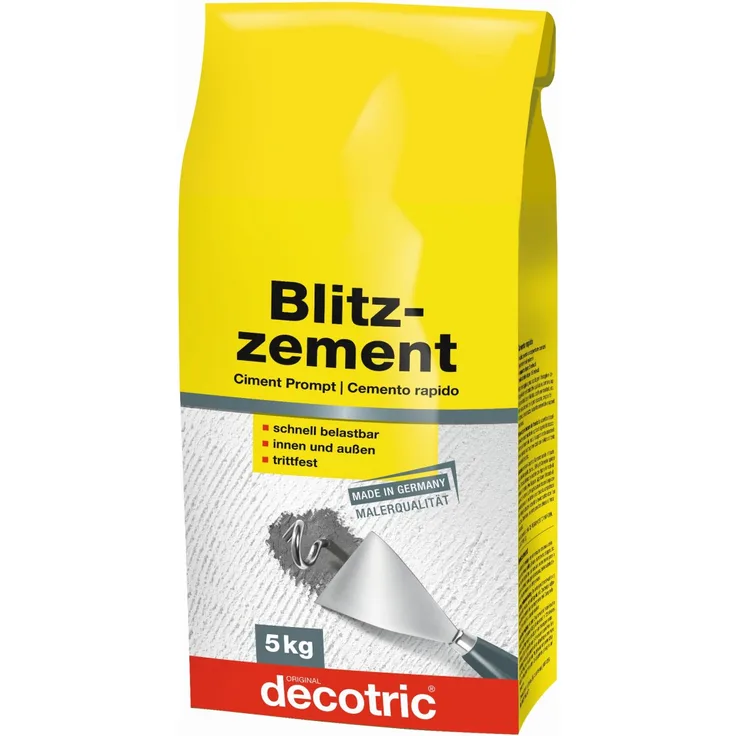 Decotric Blitzzement grau, 5 kg