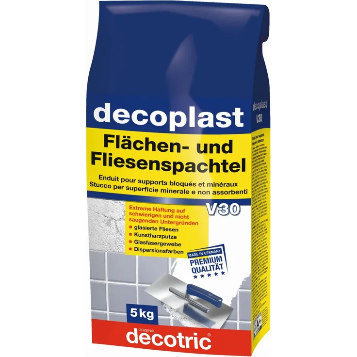 decoplast Flächen- und Fliesenspachtel 5 kg
