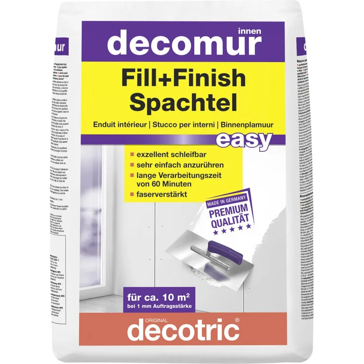 Decotric Fill+Finish Spachtel easy 10 kg