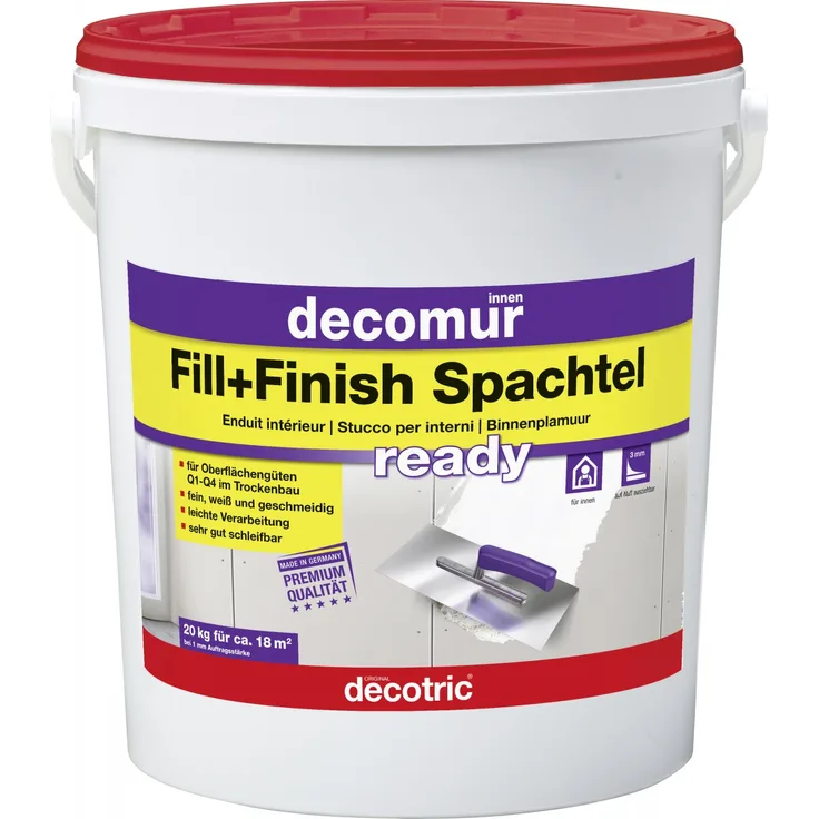 Decotric Fill+Finish Spachtel ready 20 kg