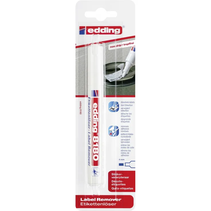 Edding 8180 Etikettenlösemarker transparant