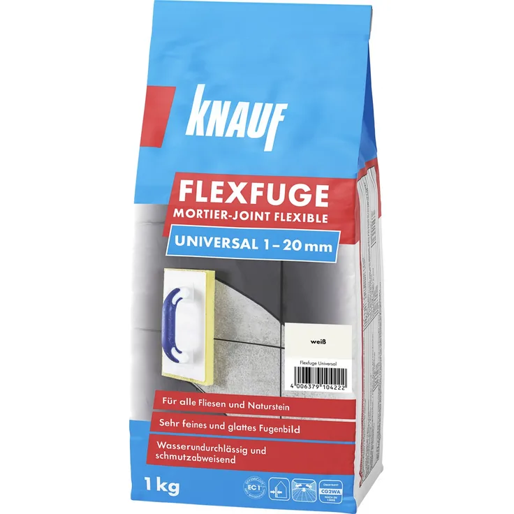 Knauf Fugenmörtel Flexfuge Universal weiß 1kg