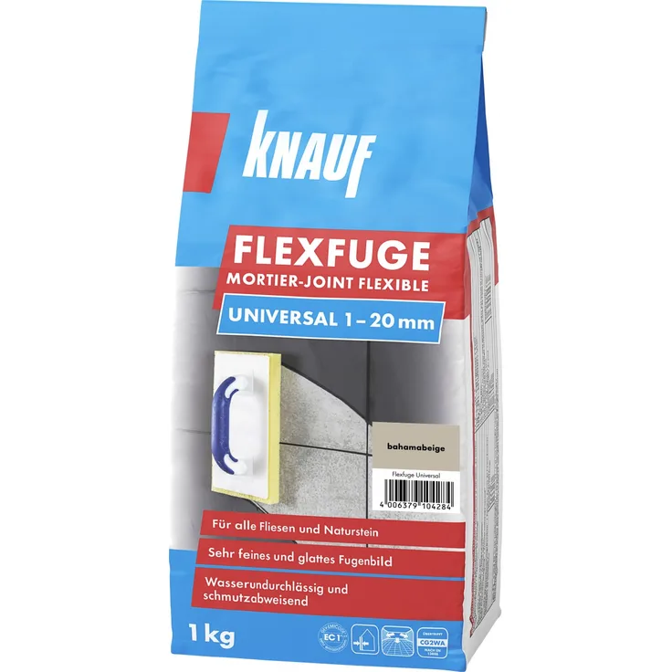 Knauf Fugenmörtel Flexfuge Universal bahamabeige 1