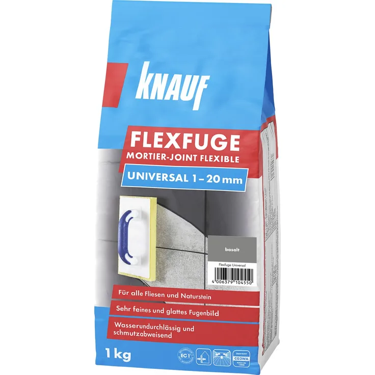 Knauf Fugenmörtel Flexfuge Universal basalt 1 kg