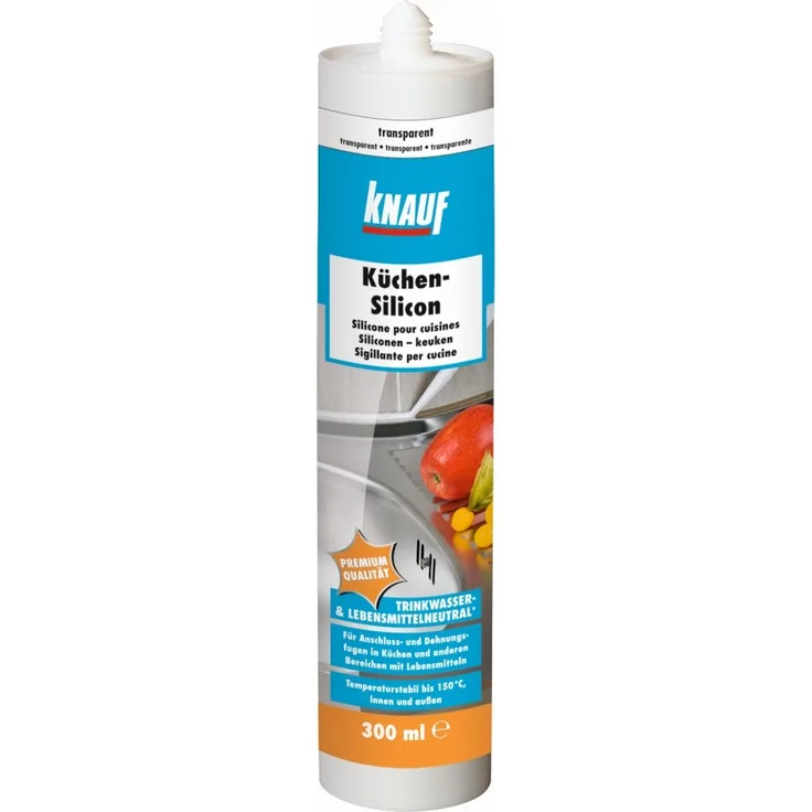 Knauf Küchen-Silikon transparent, 300 ml - Preisvergleich