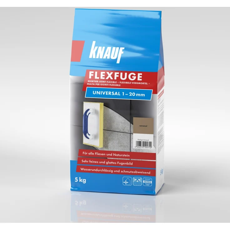 Knauf Fugenmörtel Flexfuge Universal caramel 5 kg – Bild 1